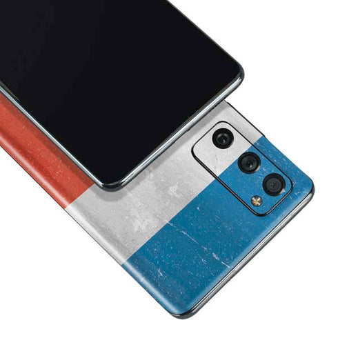 Costa Rican Flag Distressed Galaxy S20 Fan Edition Skin