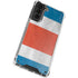 Costa Rican Flag Distressed Galaxy S21 Plus 5G Clear Case