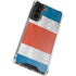 Costa Rican Flag Distressed Galaxy S22 Clear Case