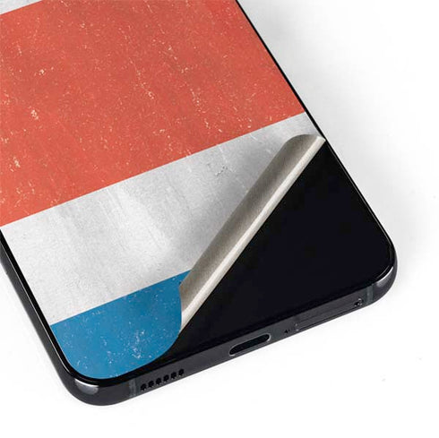 Costa Rican Flag Distressed Galaxy S22 Plus Skin