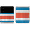 Costa Rican Flag Distressed Galaxy Z Flip4 5G Skin