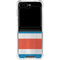 Costa Rican Flag Distressed Galaxy Z Flip5 5G Clear Case