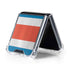 Costa Rican Flag Distressed Galaxy Z Flip5 5G Clear Case
