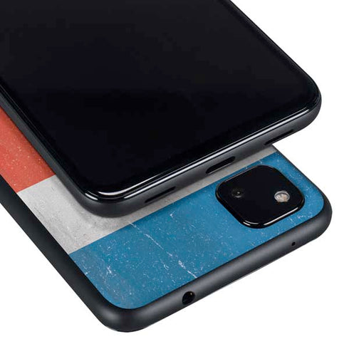 Costa Rican Flag Distressed Google Pixel 4a Skin