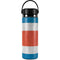Costa Rican Flag Distressed Hydro Flask 20oz Wide Mouth Skin