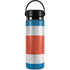 Costa Rican Flag Distressed Hydro Flask 20oz Wide Mouth Skin