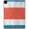 Costa Rican Flag Distressed iPad Pro 12.9in (2020) Clear Case