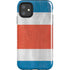 Costa Rican Flag Distressed iPhone 11 Impact Case