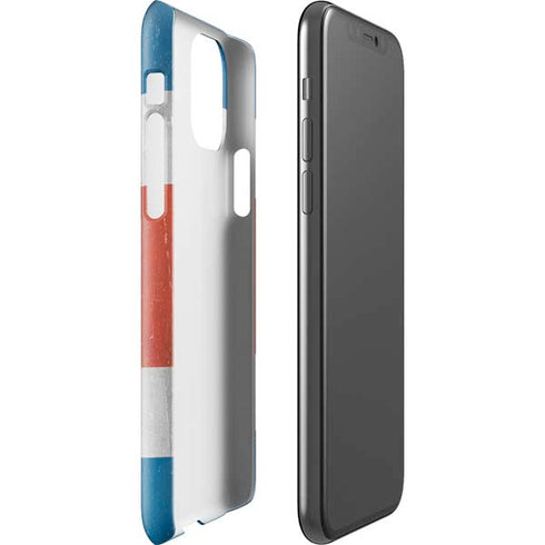 Costa Rican Flag Distressed iPhone 11 Pro Lite Case