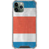 Costa Rican Flag Distressed iPhone 11 Pro Max Clear Case