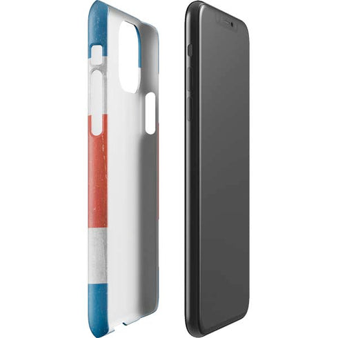 Costa Rican Flag Distressed iPhone 11 Pro Max Lite Case