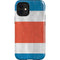 Costa Rican Flag Distressed iPhone 12 Mini Impact Case