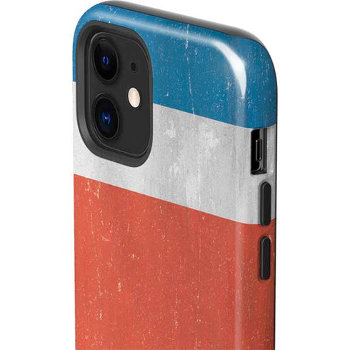 Costa Rican Flag Distressed iPhone 12 Mini Impact Case