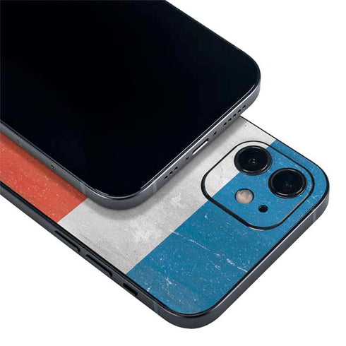 Costa Rican Flag Distressed iPhone 12 Mini Skin