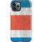 Costa Rican Flag Distressed iPhone 12 Pro Impact Case