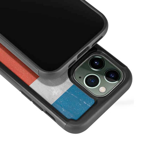 Costa Rican Flag Distressed iPhone 13 Pro Cargo Case