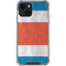 Costa Rican Flag Distressed iPhone 15 Plus Clear Case