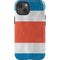 Costa Rican Flag Distressed iPhone 14 Impact Case
