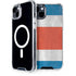Costa Rican Flag Distressed iPhone 14 Plus MagSafe Case
