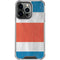 Costa Rican Flag Distressed iPhone 14 Pro Clear Case