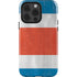 Costa Rican Flag Distressed iPhone 14 Pro Impact Case