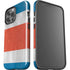 Costa Rican Flag Distressed iPhone 14 Pro Max Impact Case