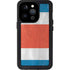 Costa Rican Flag Distressed iPhone 14 Pro Waterproof Case