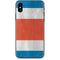 Costa Rican Flag Distressed iPhone X Skin