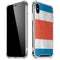 Costa Rican Flag Distressed iPhone XS Max Clear Case
