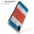 Costa Rican Flag Distressed iPhone XS Max Clear Case