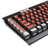 Costa Rican Flag Distressed K95 RGB PLATINUM Mechanical Gaming Keyboard Skin