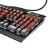 Costa Rican Flag Distressed K95 RGB PLATINUM Mechanical Gaming Keyboard Skin