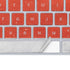 Costa Rican Flag Distressed Magic Keyboard Skin