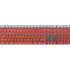 Costa Rican Flag Distressed Magic Keyboard with Numeric Keypad Skin
