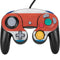 Costa Rican Flag Distressed Nintendo GameCube Controller Skin