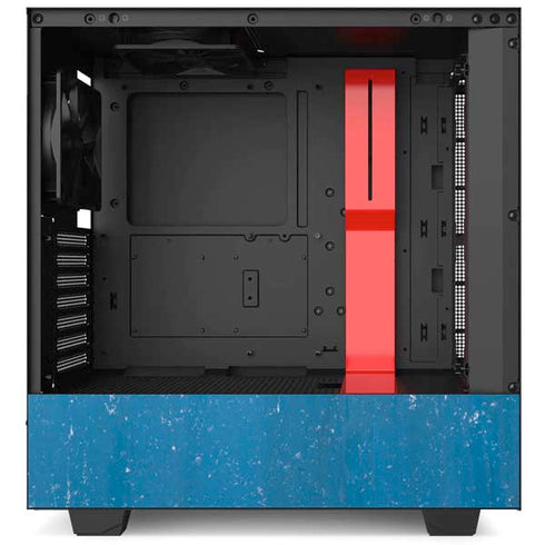 Costa Rican Flag Distressed NZXT H510 Compact ATX Mid-Tower Case Skin
