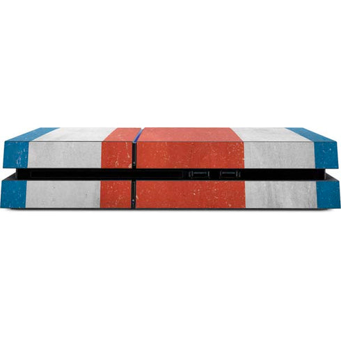 Costa Rican Flag Distressed PS4 Console Skin