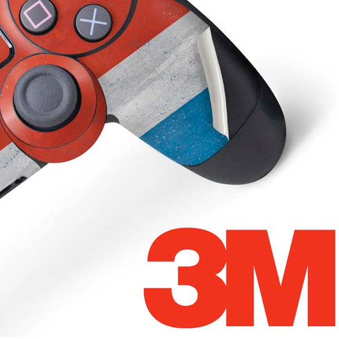 Costa Rican Flag Distressed PS4 Controller Skin