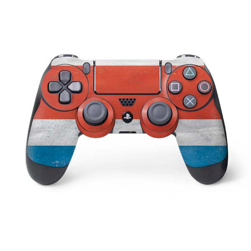 Costa Rican Flag Distressed PS4 Controller Skin