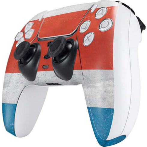 Costa Rican Flag Distressed PS5 Controller Skin