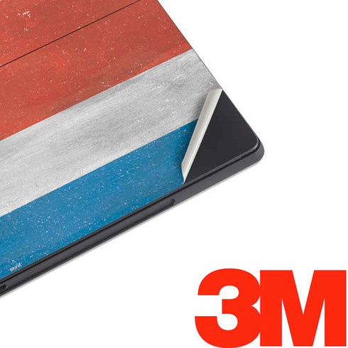 Costa Rican Flag Distressed Surface Pro 7 Skin
