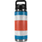 Costa Rican Flag Distressed YETI Rambler 26oz Bottle Skin