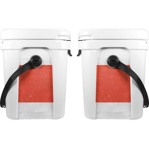 Costa Rican Flag Distressed YETI Roadie 24 Hard Cooler Skin