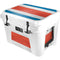 Costa Rican Flag Distressed YETI Tundra 35 Hard Cooler Skin