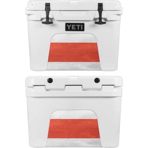 Costa Rican Flag Distressed YETI Tundra 35 Hard Cooler Skin