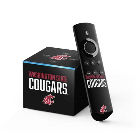 Cougars Washington State Fire TV Cube Skin