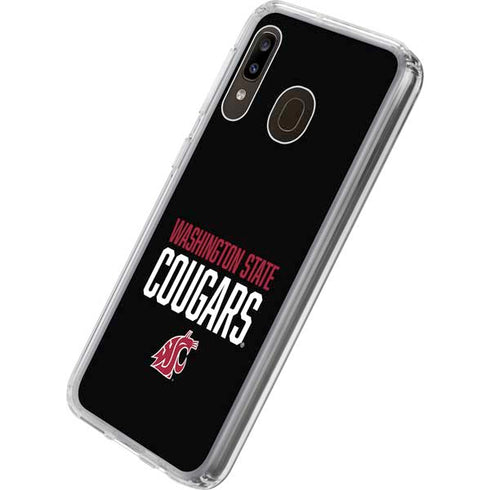 Cougars Washington State Galaxy A20 Clear Case