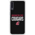 Cougars Washington State Galaxy A50 Clear Case