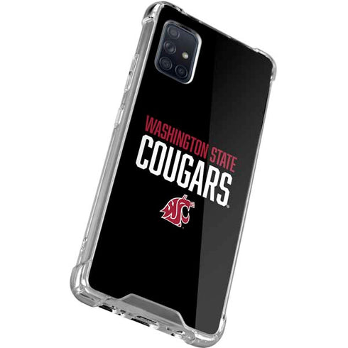 Cougars Washington State Galaxy A71 5G Clear Case
