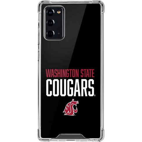 Cougars Washington State Galaxy Note20 5G Clear Case
